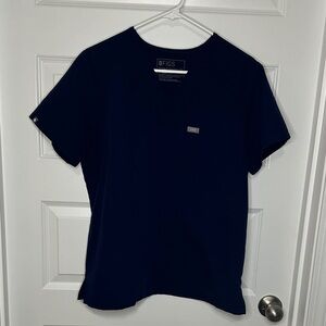 Figs navy blue  Scrub Top